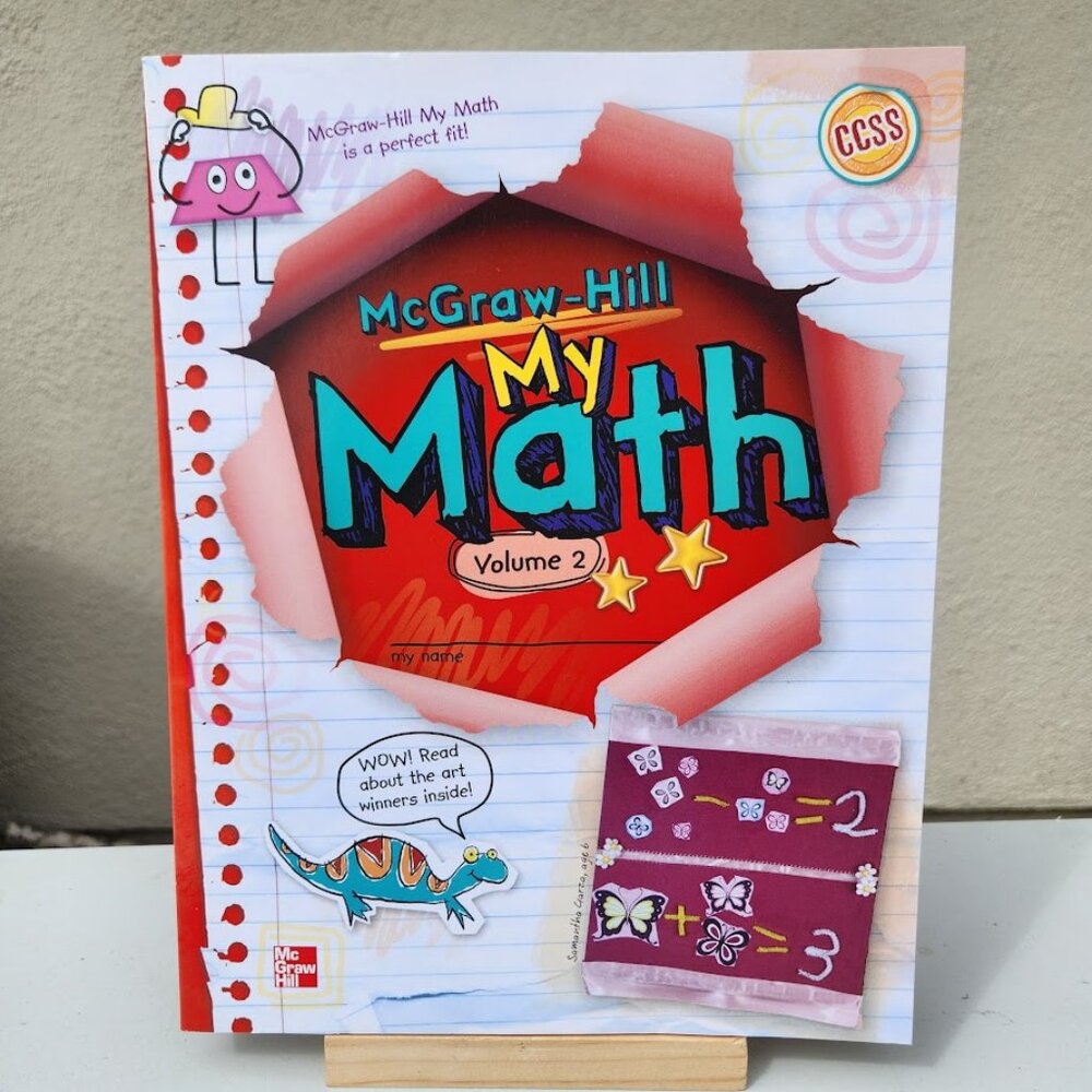 NEW My Math Grade 1 Book 1st Grade Volume 2 McGraw-Hill Elementary Math Connects